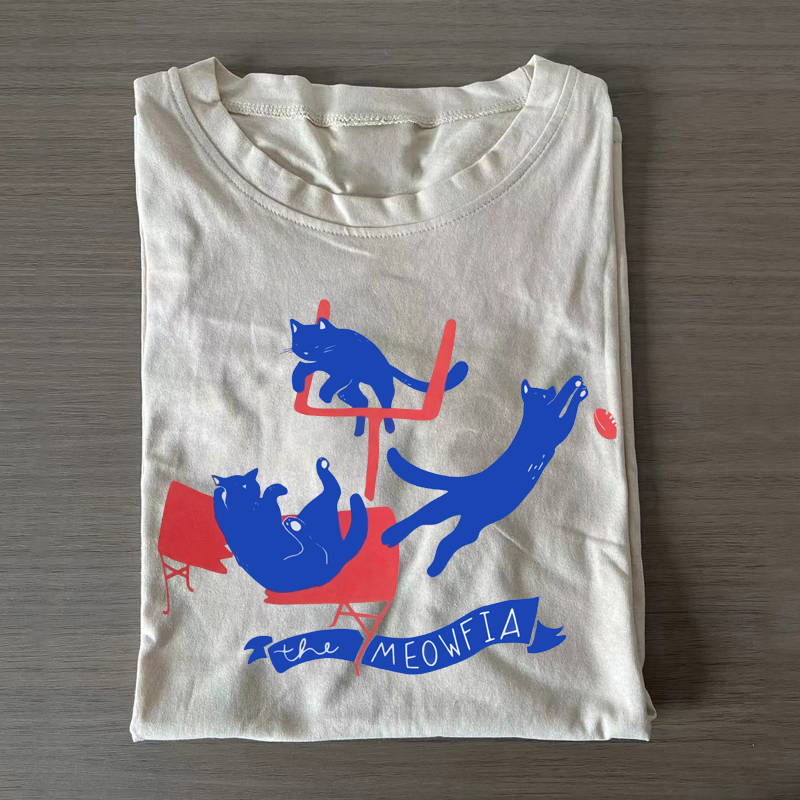 Bills Mafia Cat Football Fan T-shirt