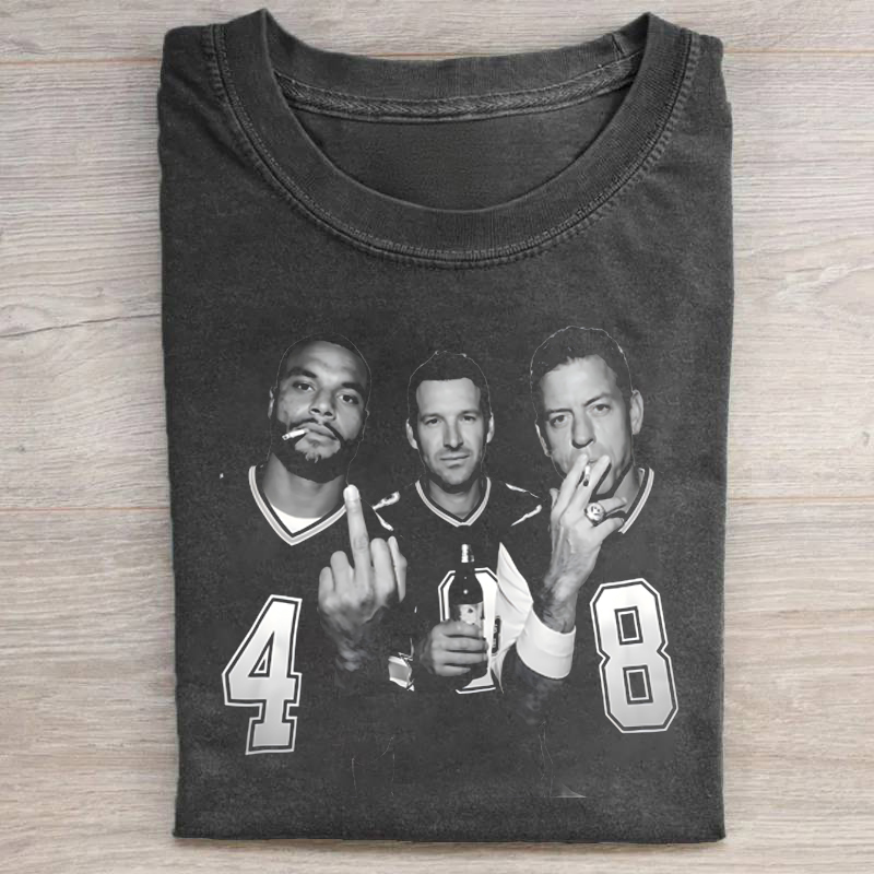 Dallas Middle Fingers Merch Football T-shirt