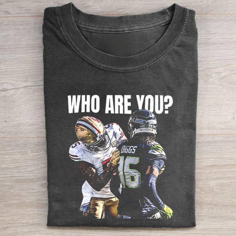 Who Are You SF Football Merch T-shirt