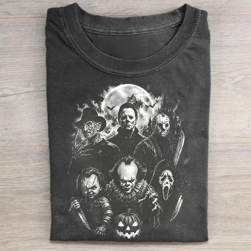 Halloween Horror Characters T-shirt