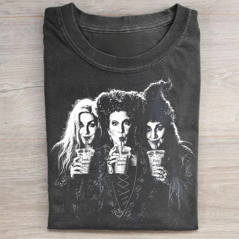 Hocus Pocus Iced Coffee Halloween Characters
