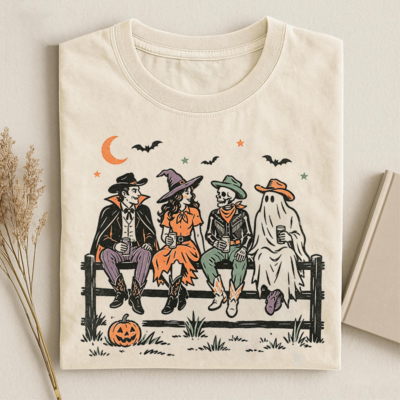 Spooky Cowboy Friends T-shirt