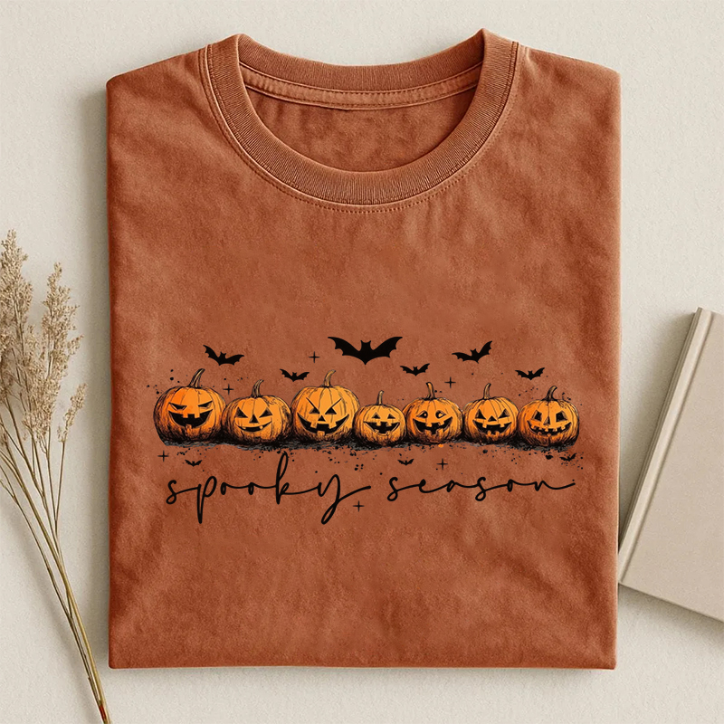 Spooky Season Pumpkins Halloween T-shirt