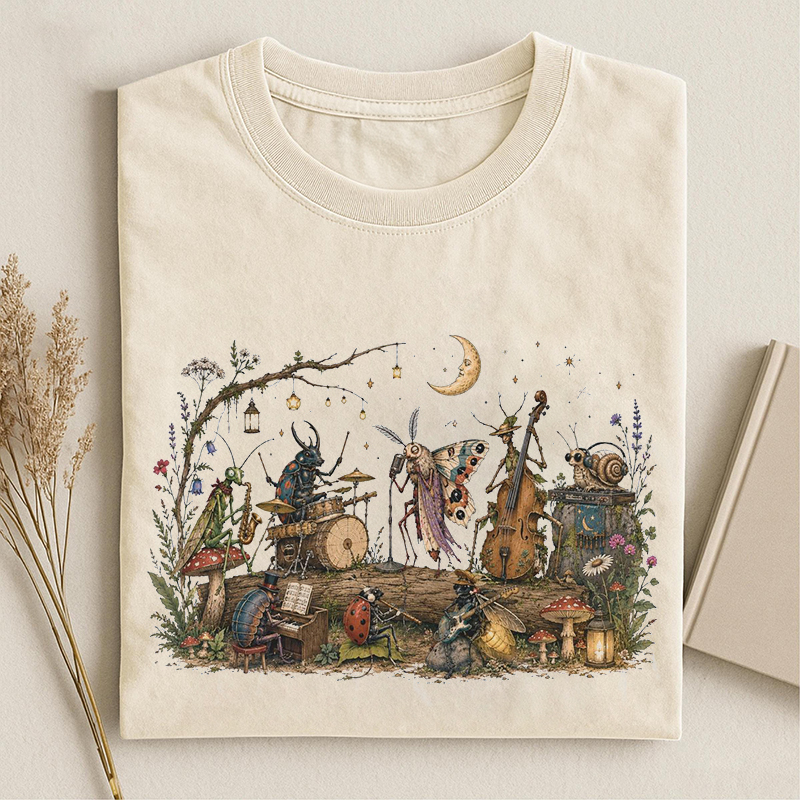 Vintage Musician Insect T-shirt