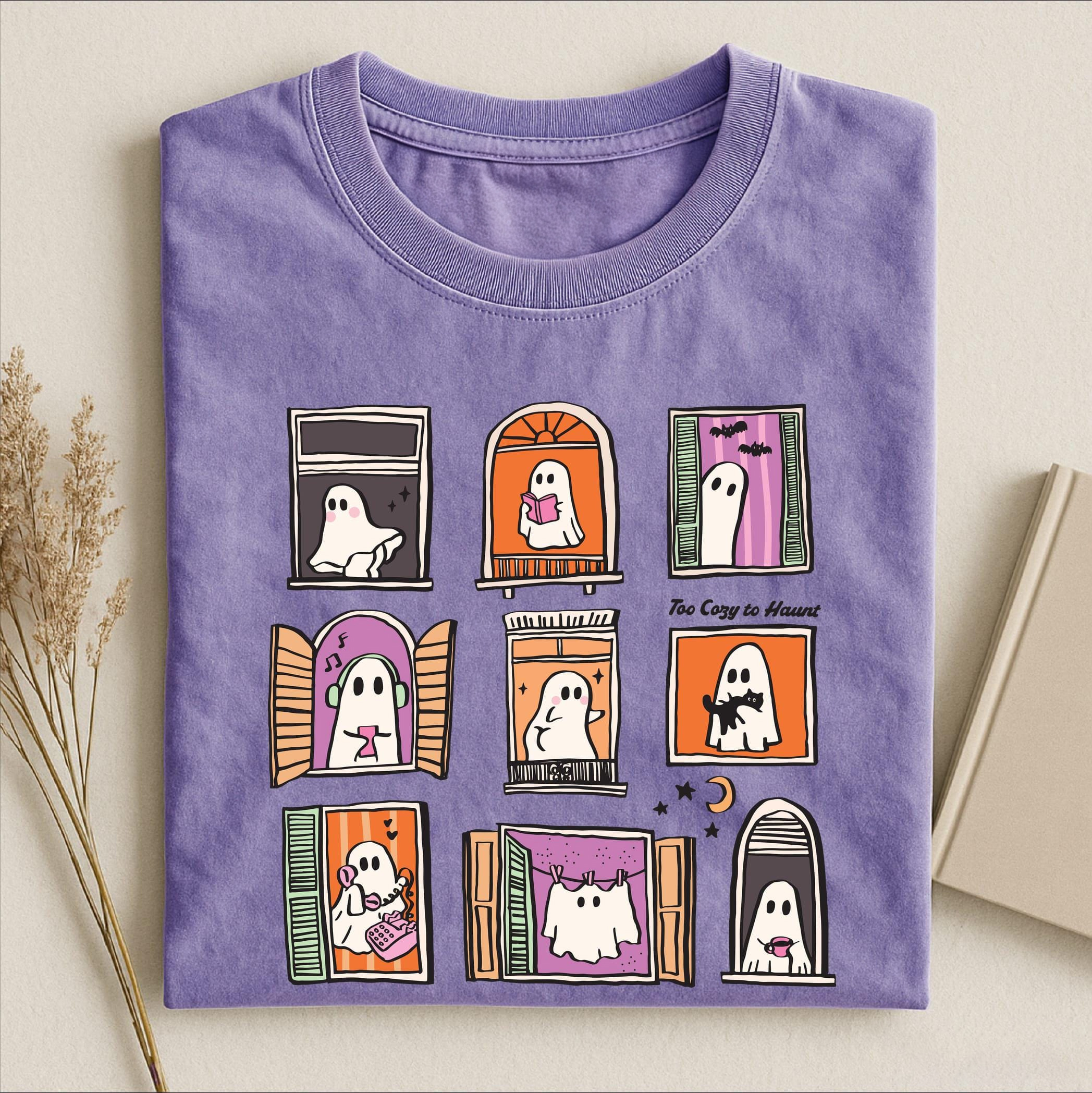 Cute Ghost Window T-shirt