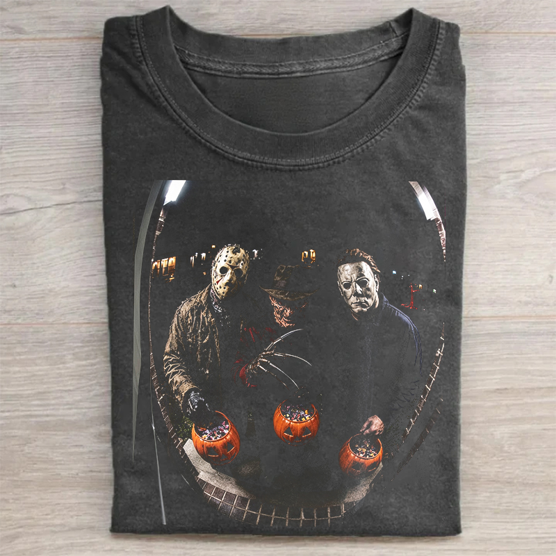 Trick Or Treat Doorbell Camera T-shirt