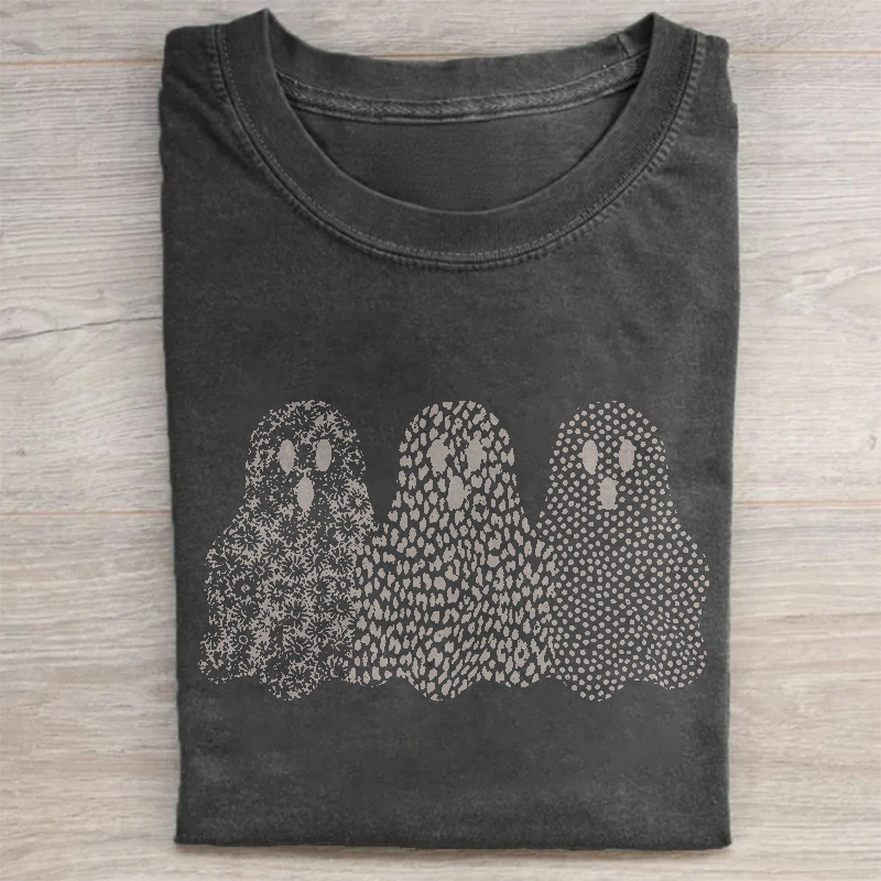 Cute Ghost Halloween Trio T-shirt