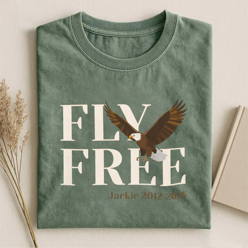 Fly Free Soaring Eagle T-shirt