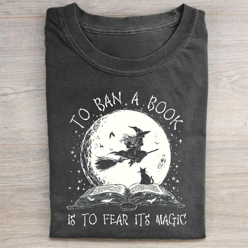 Halloween Witch Book T-shirt
