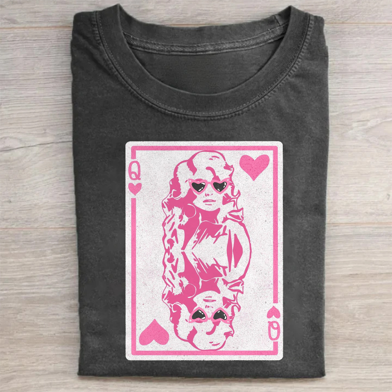 Dolly Parton Queen Of Hearts T-shirt