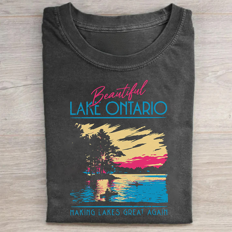 Lake Ontario Making Lakes Great Again T-shirt