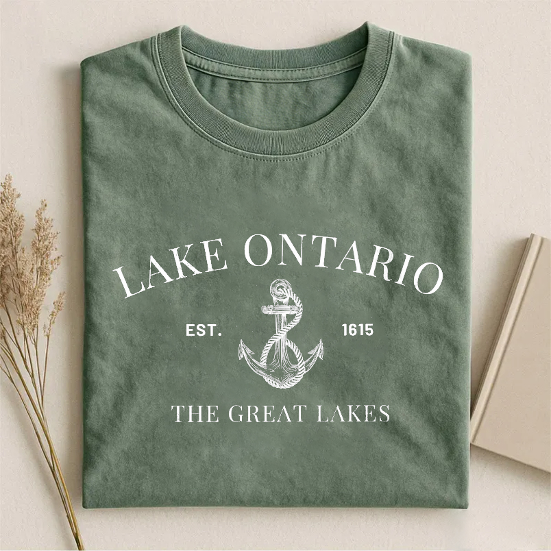 Lake Ontario EST 1615 The Great Lakes T-shirt