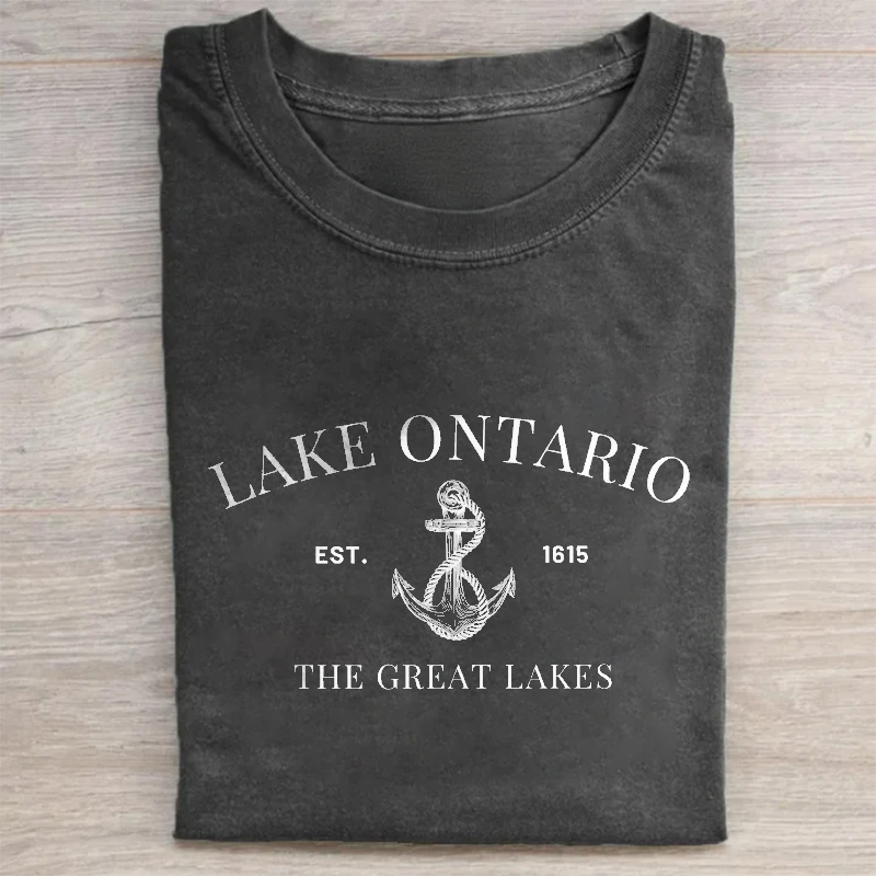 Lake Ontario EST 1615 The Great Lakes T-shirt