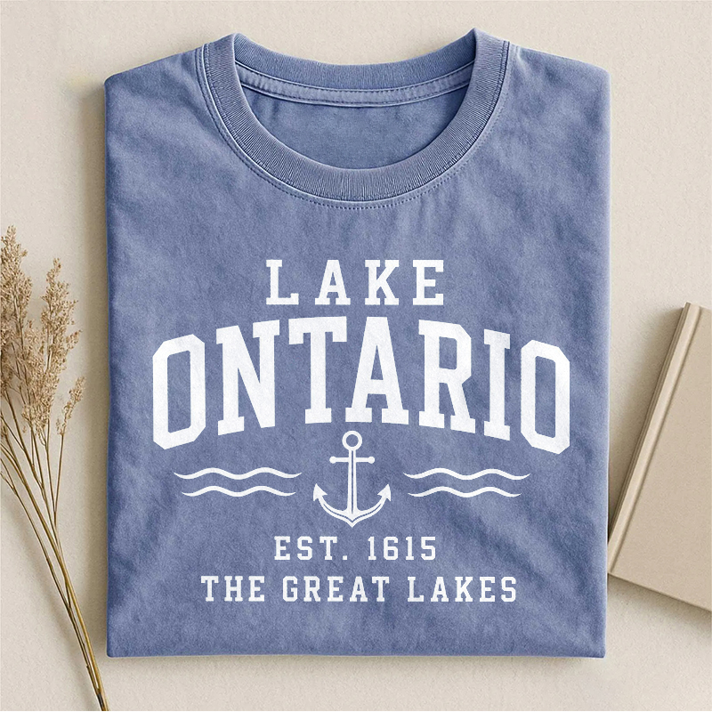Lake Ontario Est. 1615 The Great Lakes T-shirt