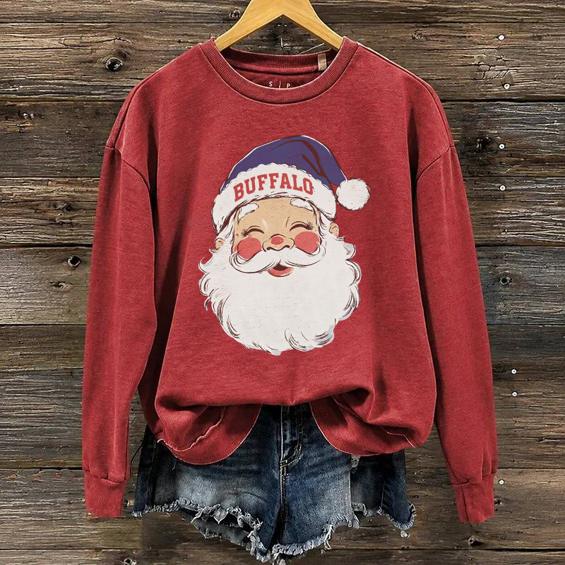 Buffalo Santa Christmas Sweatshirt