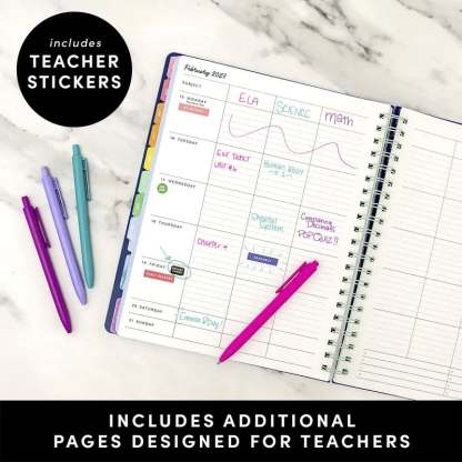 📕Your All-in-One 2026–2027 Teacher Planner ✨Weekly & Monthly Academic Planner & Calendar (from July 2026 to June 2027)