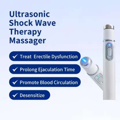 Ultrasonic Shock Wave Therapy Massager - Restore Circulation. Relieve Deep Pain. Rebuild Male Confidence.✅