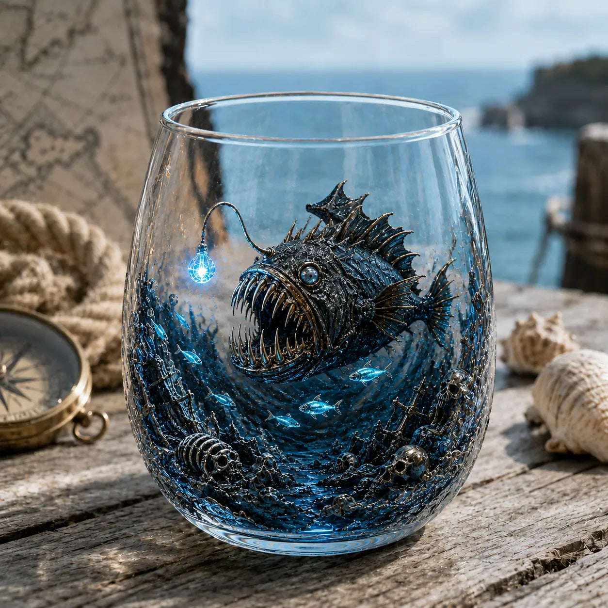 Release The Kraken Pirate Glass Collection — 3-Piece Legendary Ocean Treasure Set - KRAKEN RISE GLass