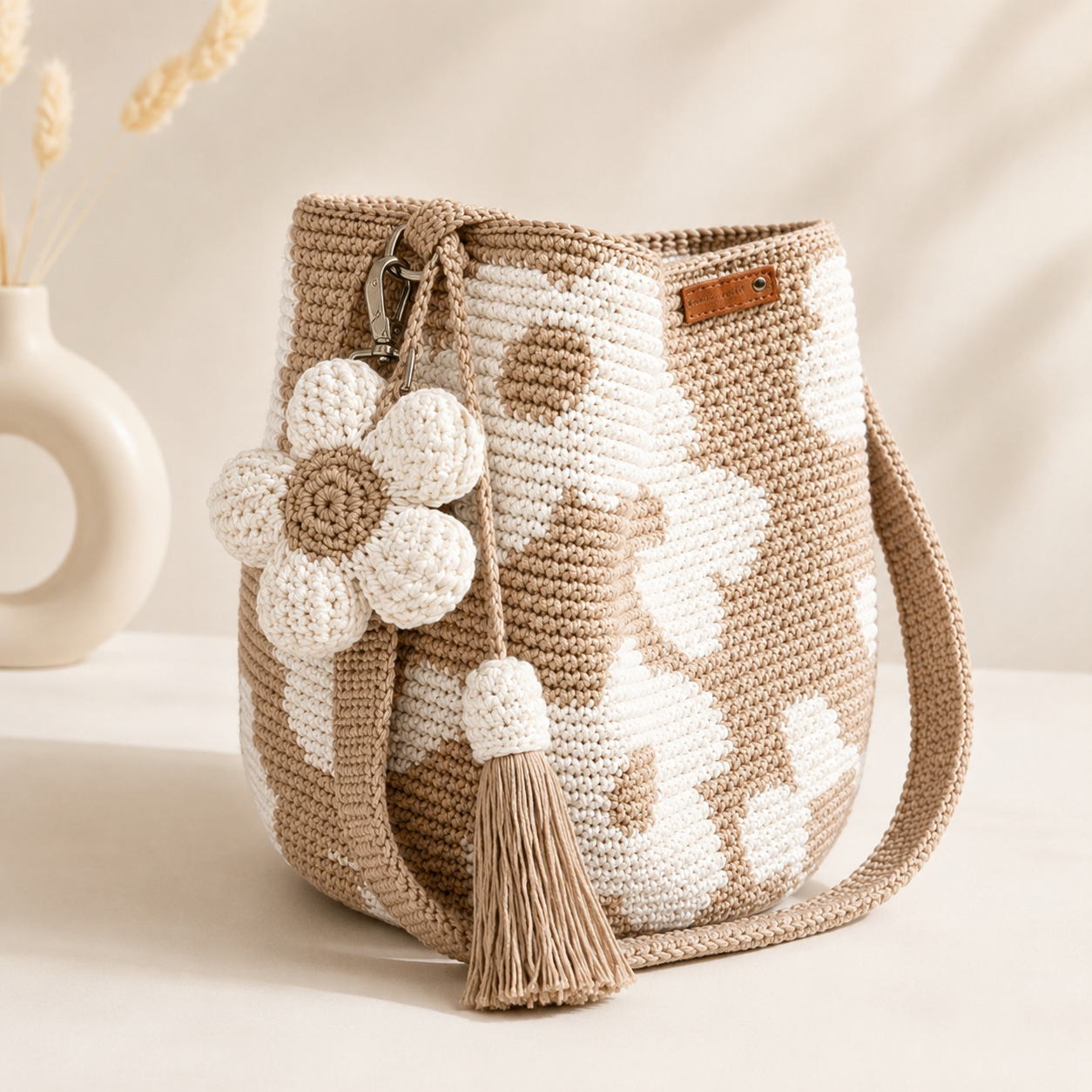 HANDCRAFTED CROCHET FLOWER BAG
