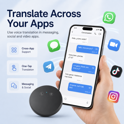 AI Pocket Translator – Real-Time Two-Way Voice Translation in 165+ Languages 💬