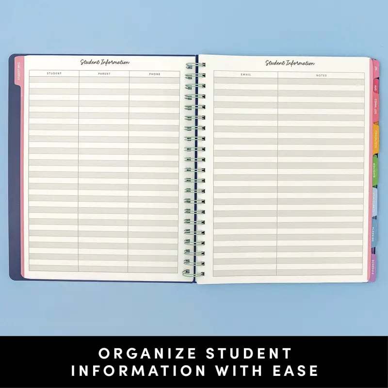 📕Your All-in-One 2026–2027 Teacher Planner ✨Weekly & Monthly Academic Planner & Calendar (from July 2026 to June 2027)