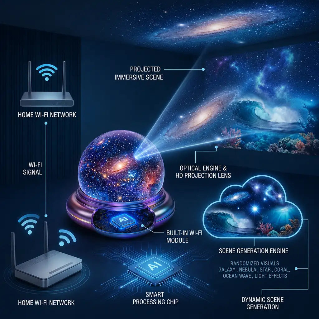 🔮𝐍𝐄𝐗𝐓-𝐆𝐄𝐍 𝐒𝐌𝐀𝐑𝐓 𝐏𝐑𝐎𝐉𝐄𝐂𝐓𝐈𝐎𝐍 𝐇𝐃 𝐒𝐦𝐚𝐫𝐭 𝐃𝐲𝐧𝐚𝐦𝐢𝐜 𝟓𝐃 𝐇𝐨𝐥𝐨𝐠𝐫𝐚𝐩𝐡𝐢𝐜 𝐍𝐢𝐠𝐡𝐭 𝐋𝐢𝐠𝐡𝐭 𝐏𝐫𝐨𝐣𝐞𝐜𝐭𝐨𝐫