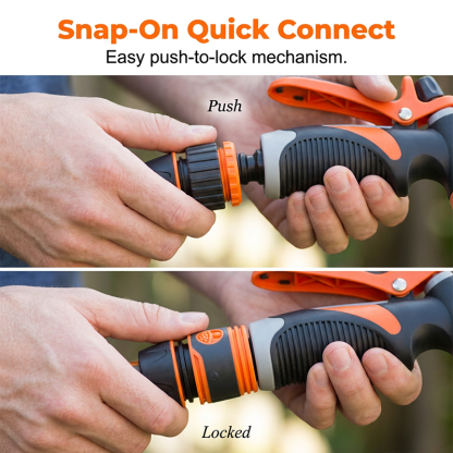 💦 All-in-One Cleaning Water Gun – Adjustable Spray Patterns, Ergonomic Anti-Slip Grip & Universal Faucet Adapters – Perfect for Vehicles, Patios, Plants & More 🚗🏠