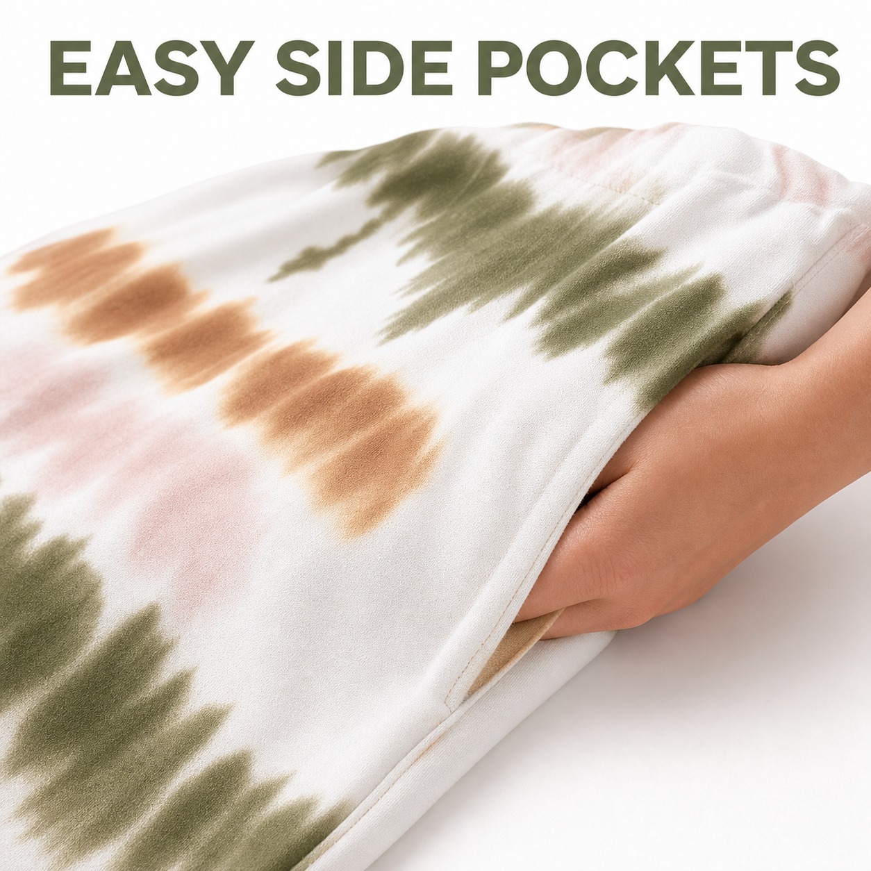 Easy side pocket construction detail