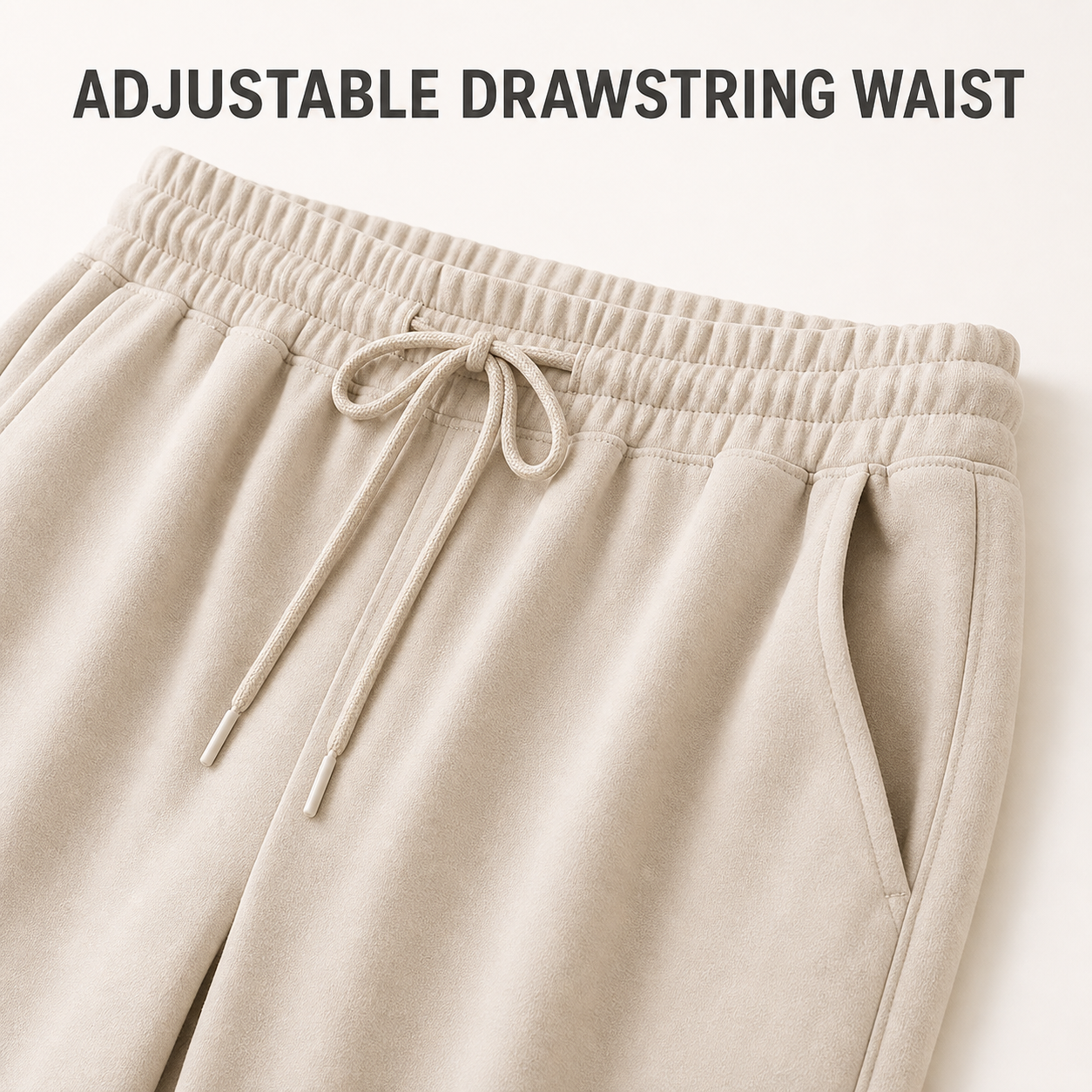 Relaxed neckline and short-sleeve construction detail
