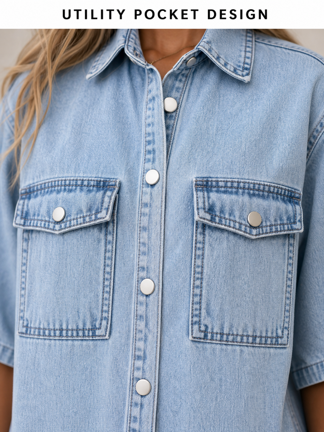 Utility flap chest pocket construction detail