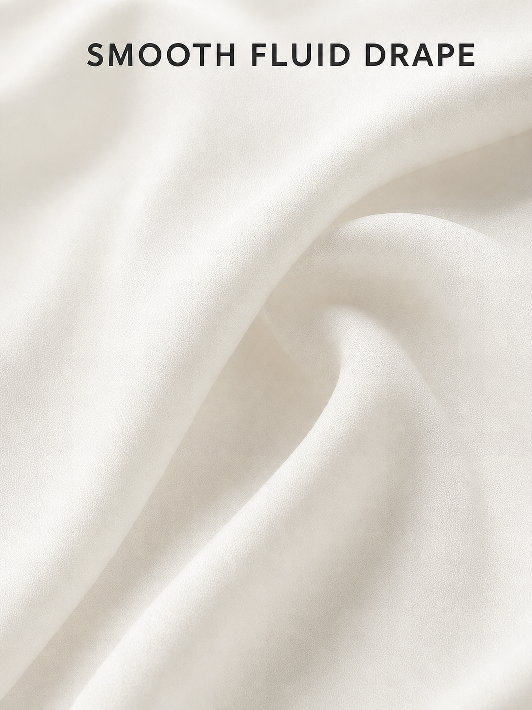 Smooth fluid polyester elastane fabric texture