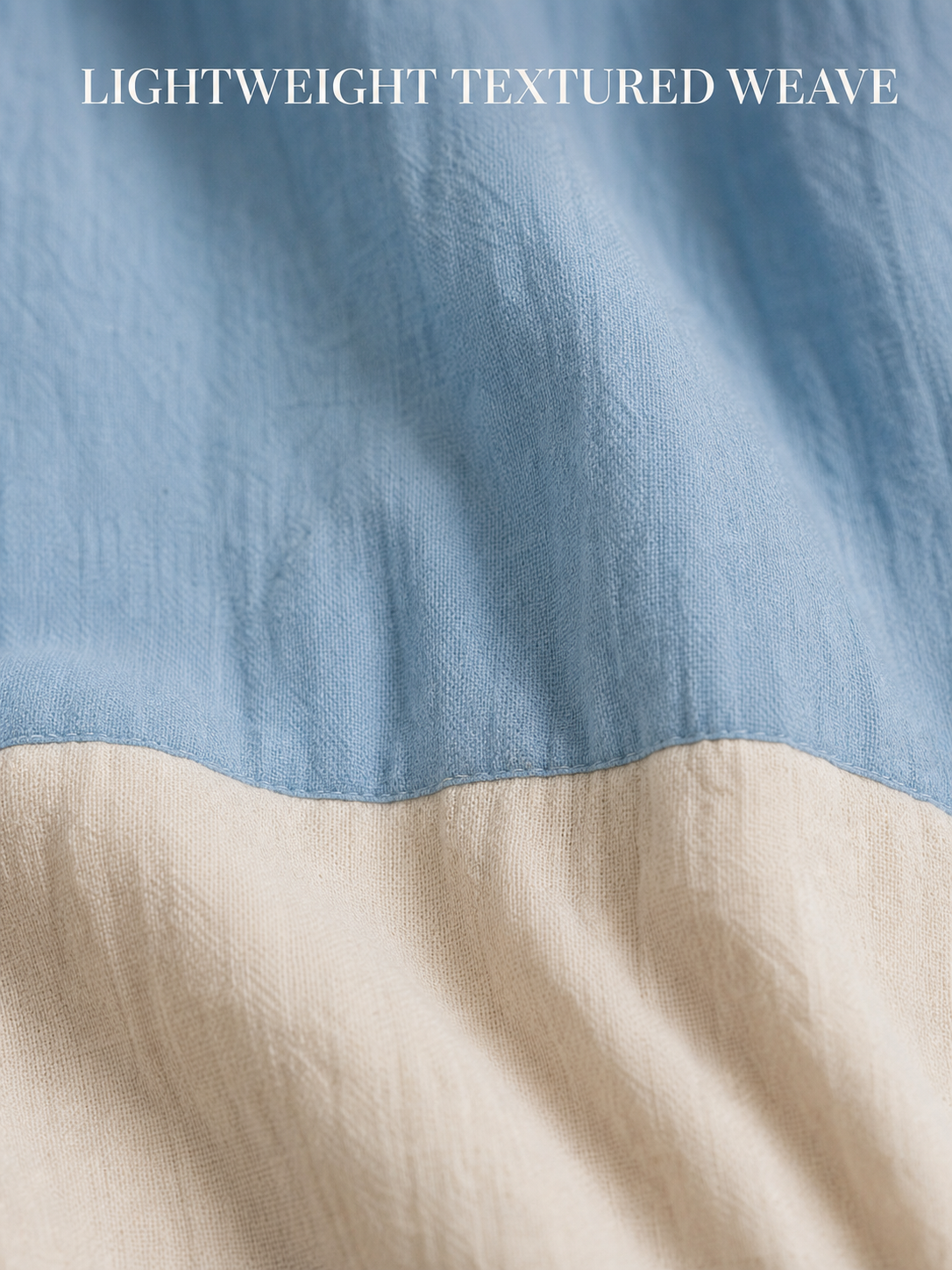 Linen viscose woven texture close-up