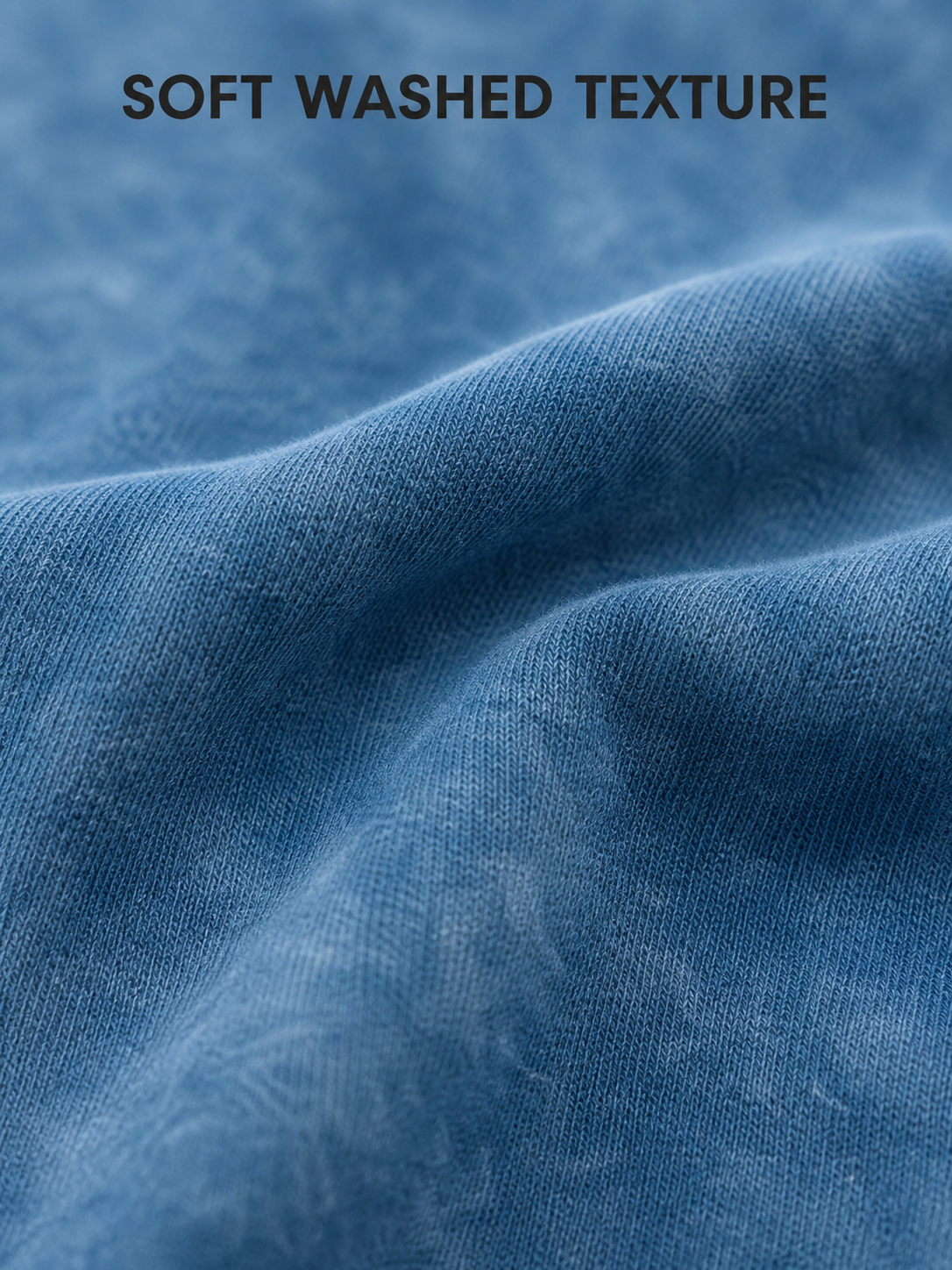 Soft matte garment washed fabric texture detail