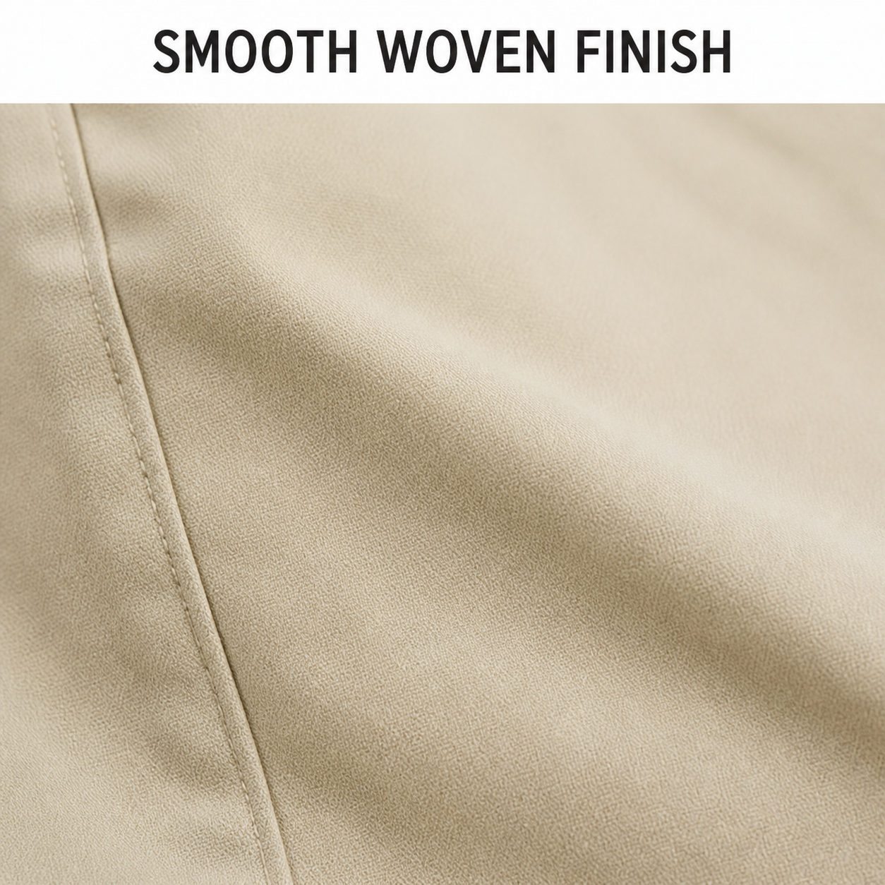 Smooth matte woven surface detail