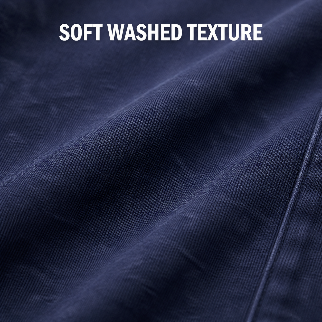 Soft washed cotton-polyester polo fabric texture