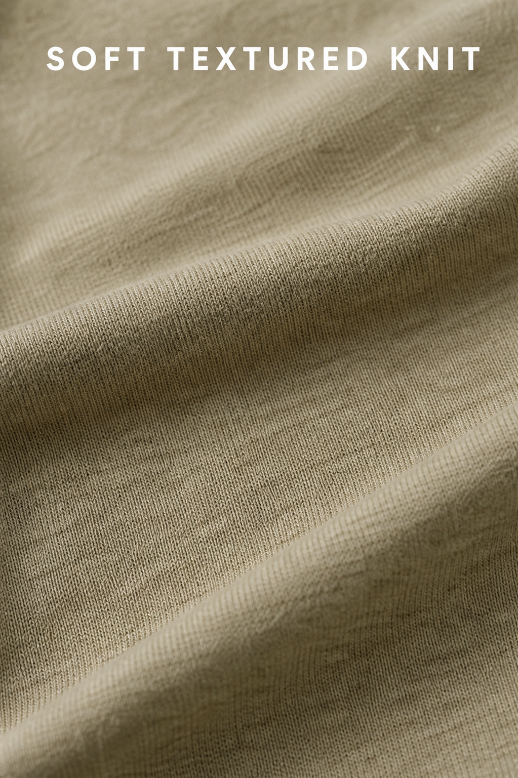 Soft polyester-elastane fine knit texture
