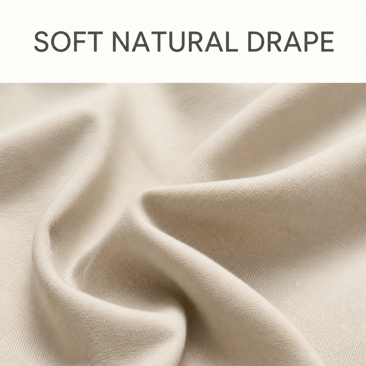 Smooth softly draping fabric texture detail