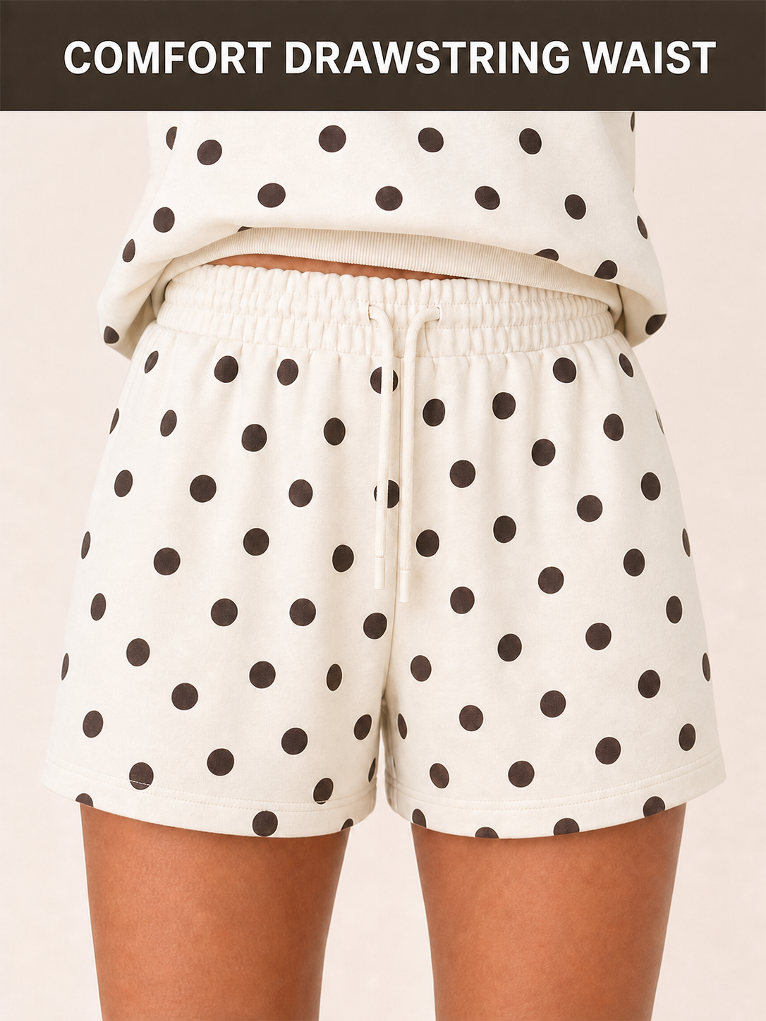 Comfort drawstring waist and relaxed shorts craftsmanship