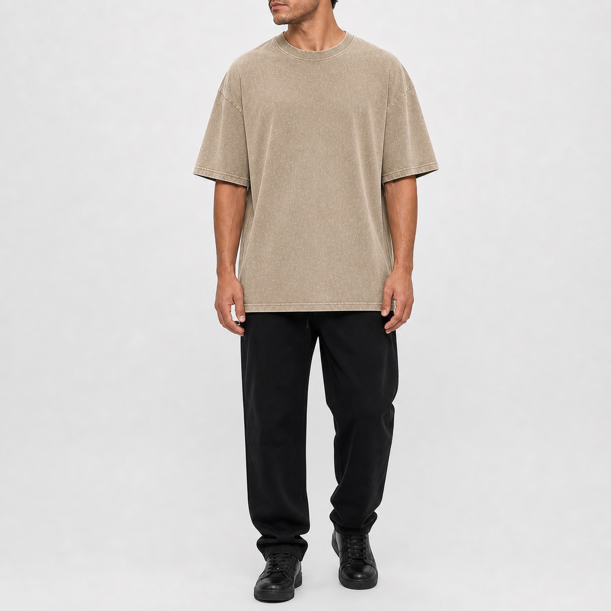 Sandstone men's oversized short-sleeve T-shirt