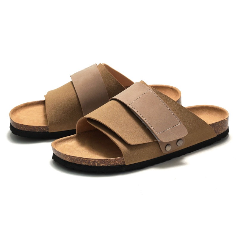 Par de sandalias Confort+ color camel