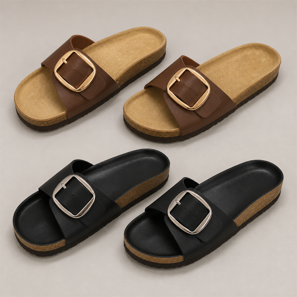 Lot de 2 (Marron + Noir mat) - 53,5 % de moins que le prix d’origine