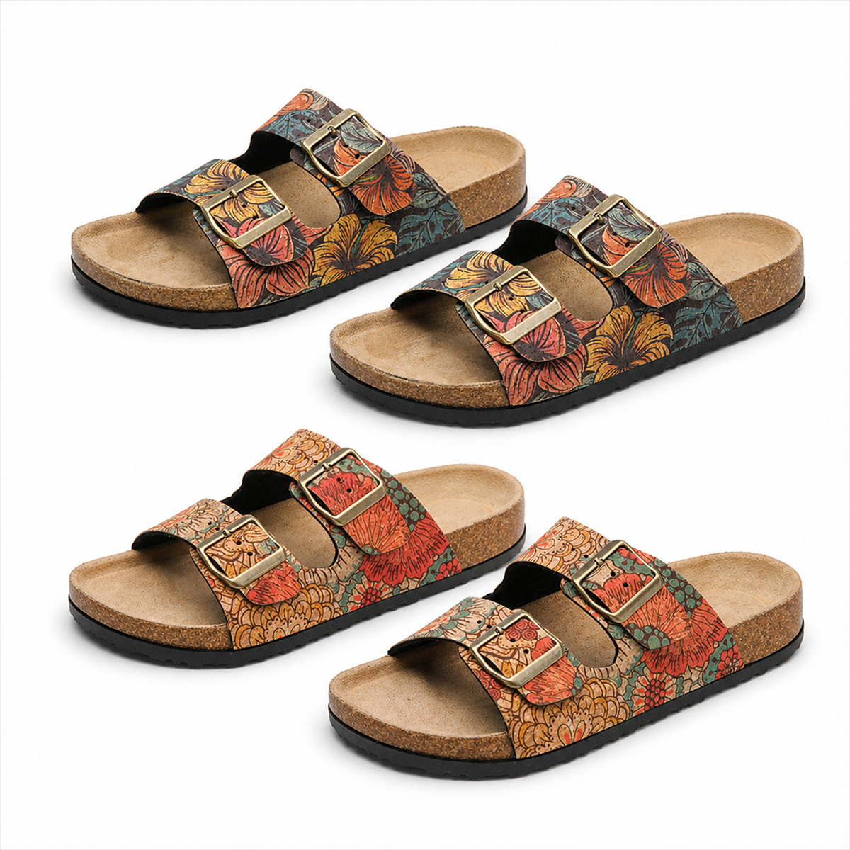 Lot de 2 (Feuillage tropical + Fleurs corail) - 50,4 % de moins que le prix d’origine