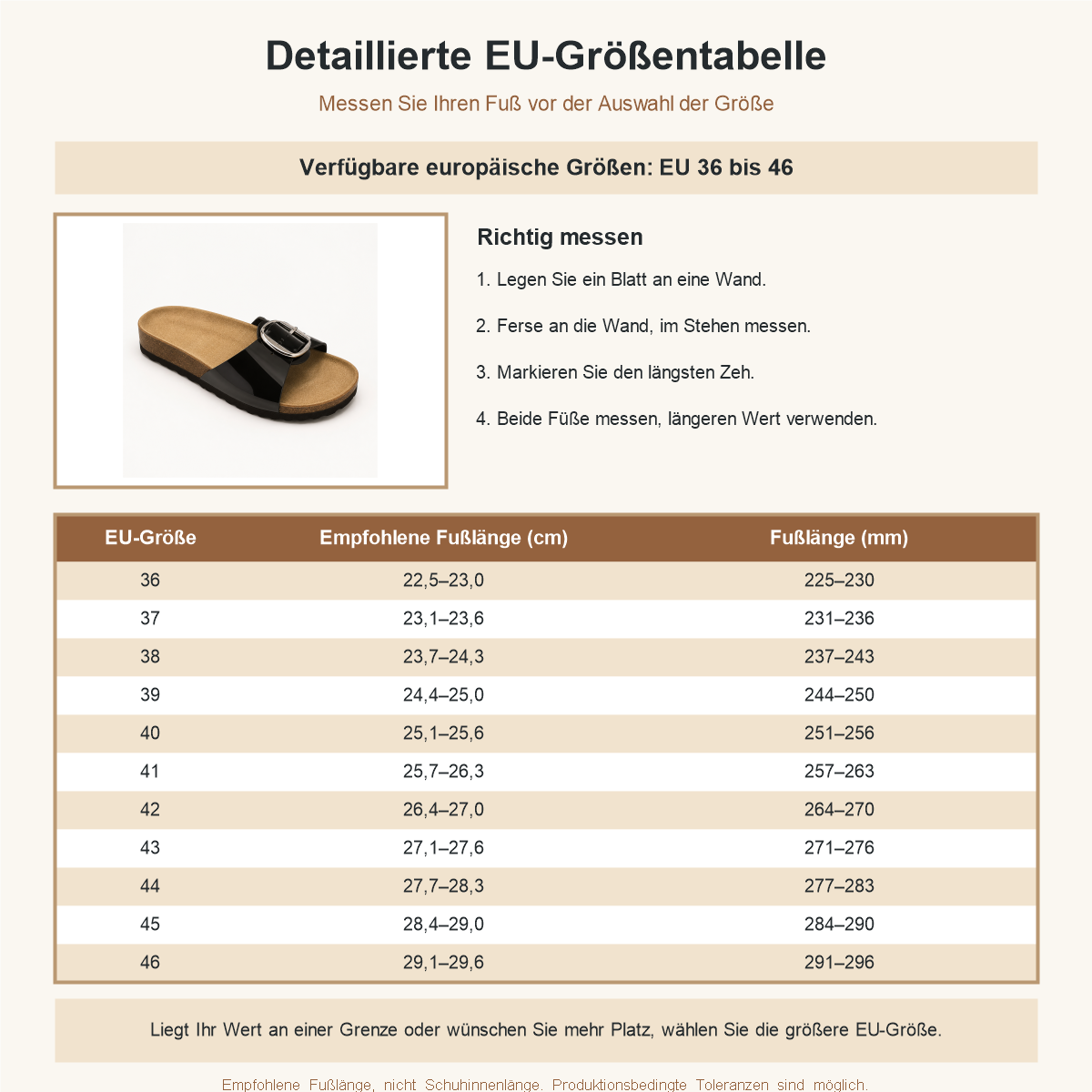 Gr&ouml;&szlig;enberatung