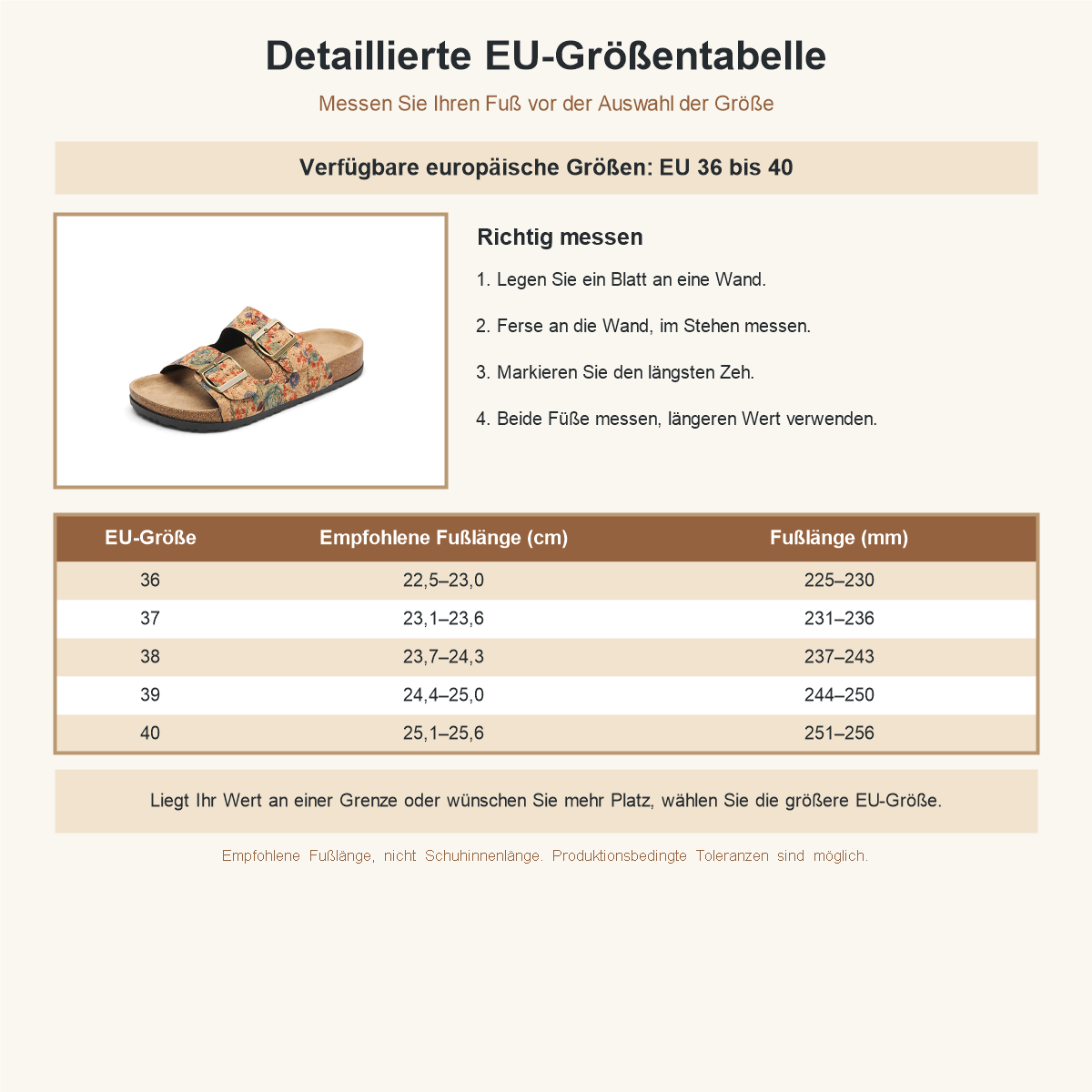 Gr&ouml;&szlig;enberatung