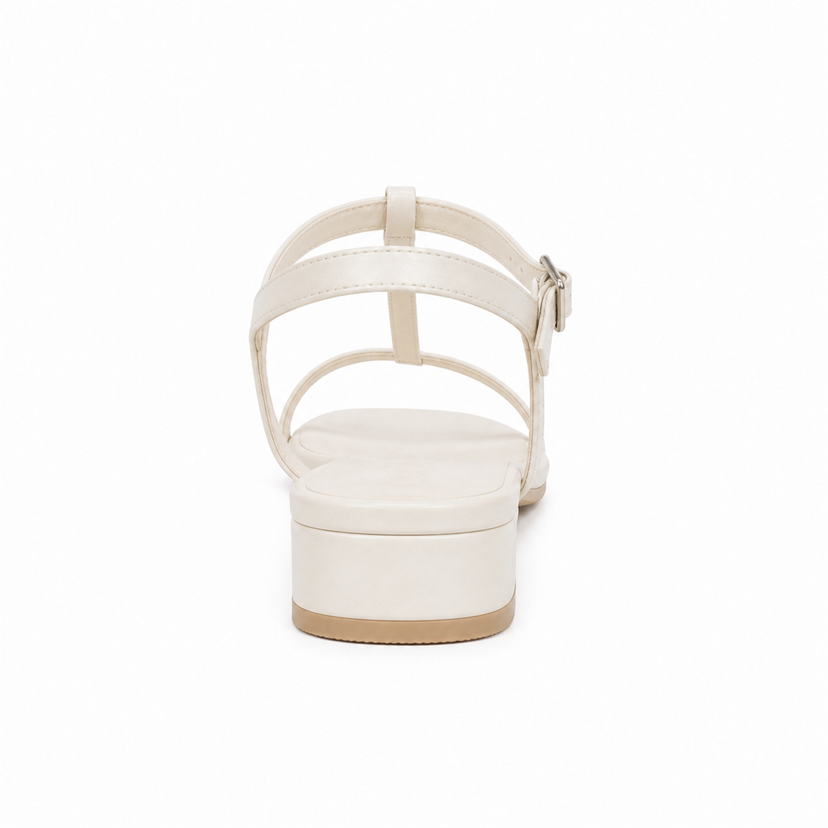 Sandales minimalistes à bride T blanc nuage pour femme - 5