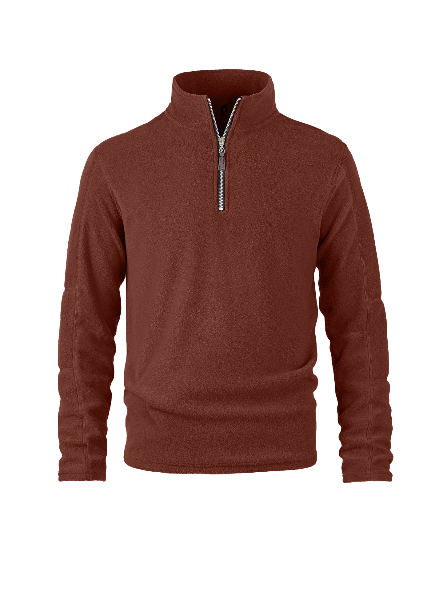 Herren-Fleecepullover mit Stehkragen, Ansicht 1