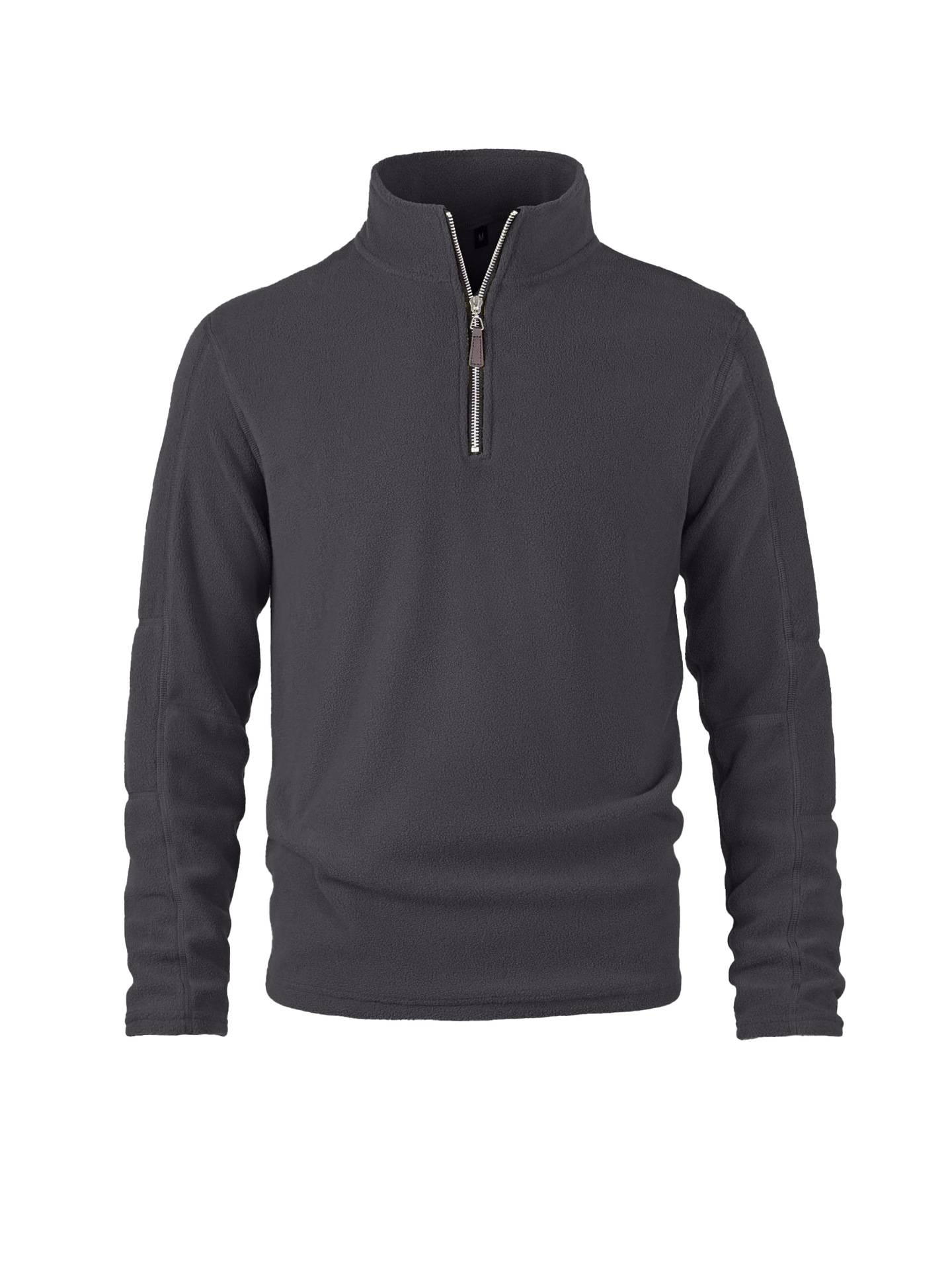 Herren-Fleecepullover mit Stehkragen, Ansicht 4