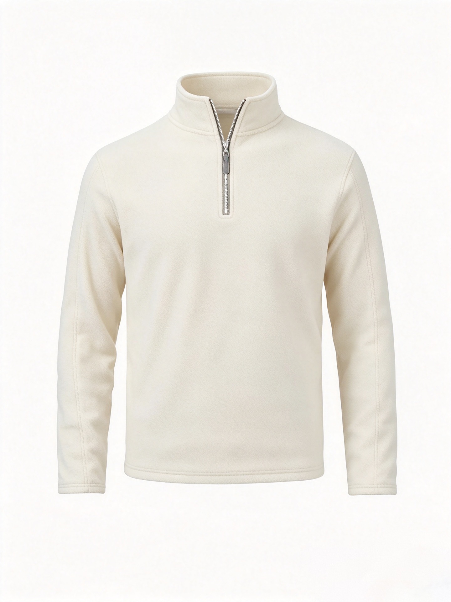 Herren-Fleecepullover mit Stehkragen, Ansicht 8