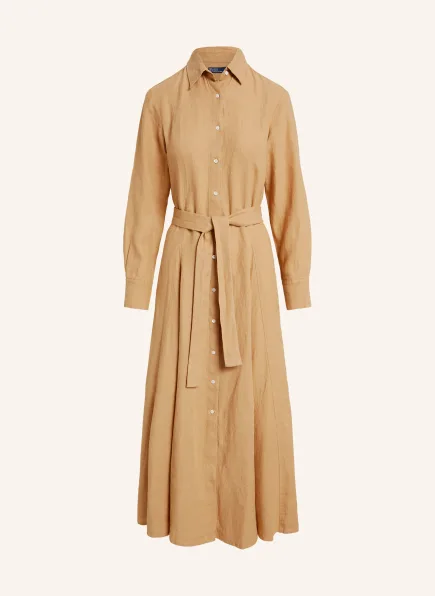 POLO RALPH LAUREN Hemdblusenkleid aus Leinen