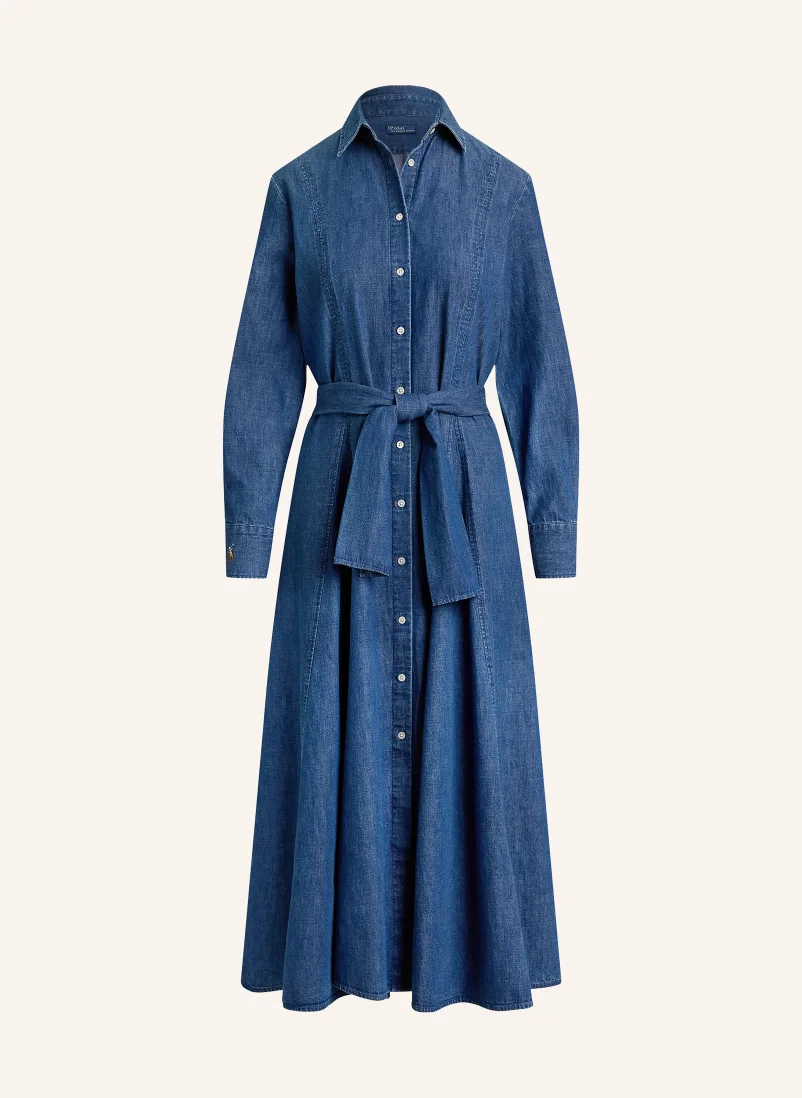 POLO RALPH LAUREN Hemdblusenkleid aus Leinen